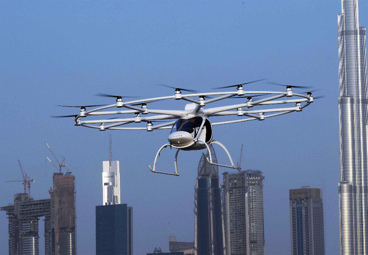 Le Volocopter 2X vole à Dubaï !