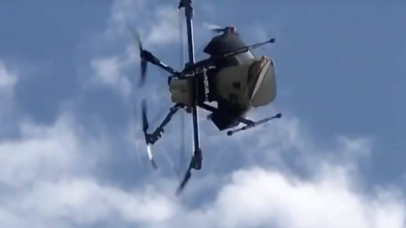 Le drone distributeur de bonbons qui ne fonctionnait pas bien