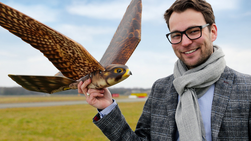 Les drones pour éviter les collisions d’avions avec les oiseaux !