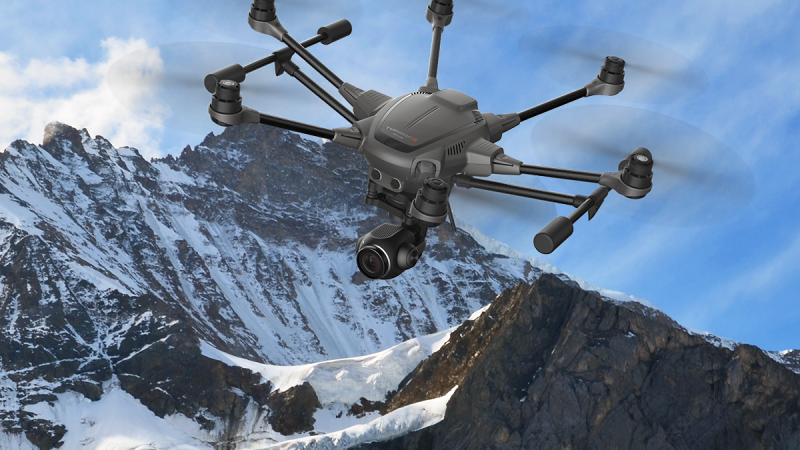 Yuneec Typhoon H Plus, en approche