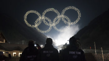 Intel fait voler plus de 1200 drones aux Jeux Olympiques 4 Intel OLympics Drone 1