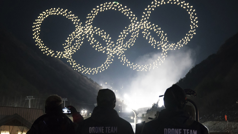 Intel fait voler plus de 1200 drones aux Jeux Olympiques