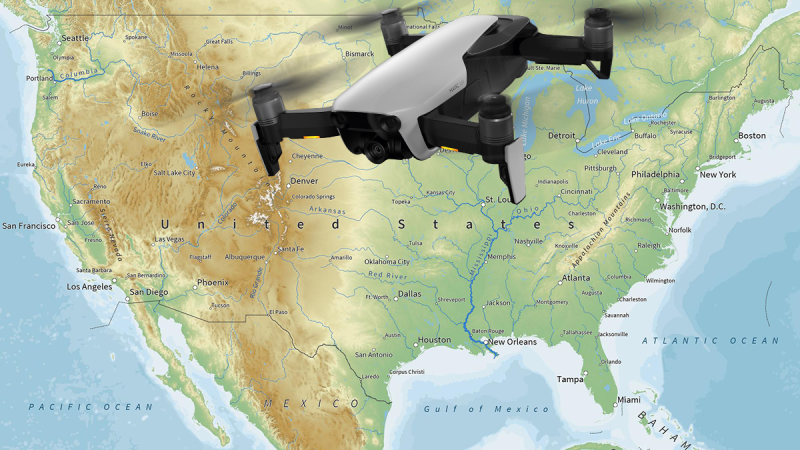 Le Mavic Air de DJI en mode FCC ?