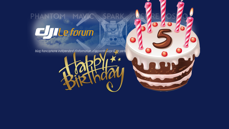 DJI le forum fête ses 5 ans !