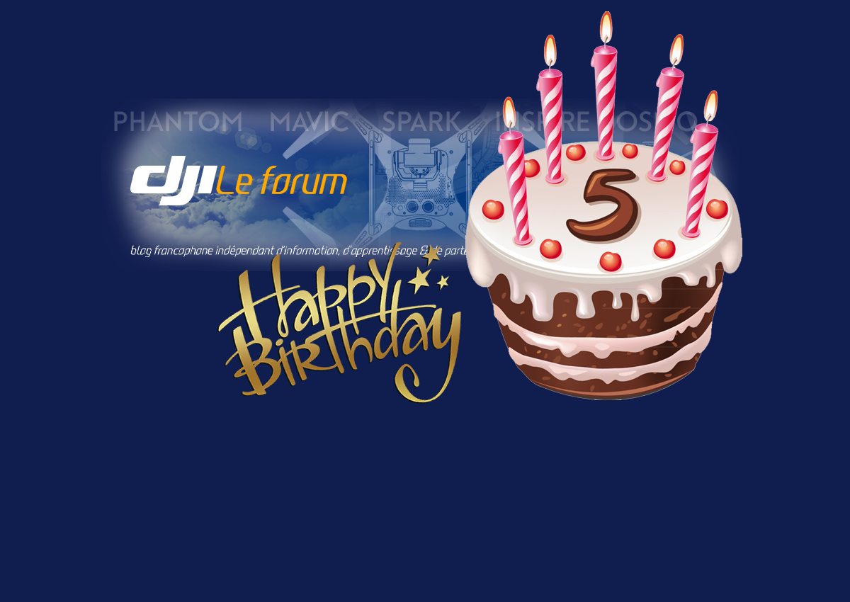DJI le forum fête ses 5 ans !