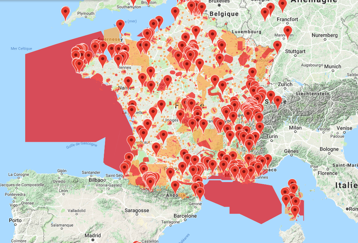 Savoir où voler : DroneSpot