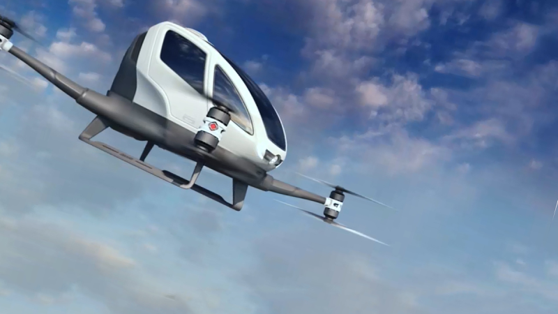 Ehang aux USA, c’est fini