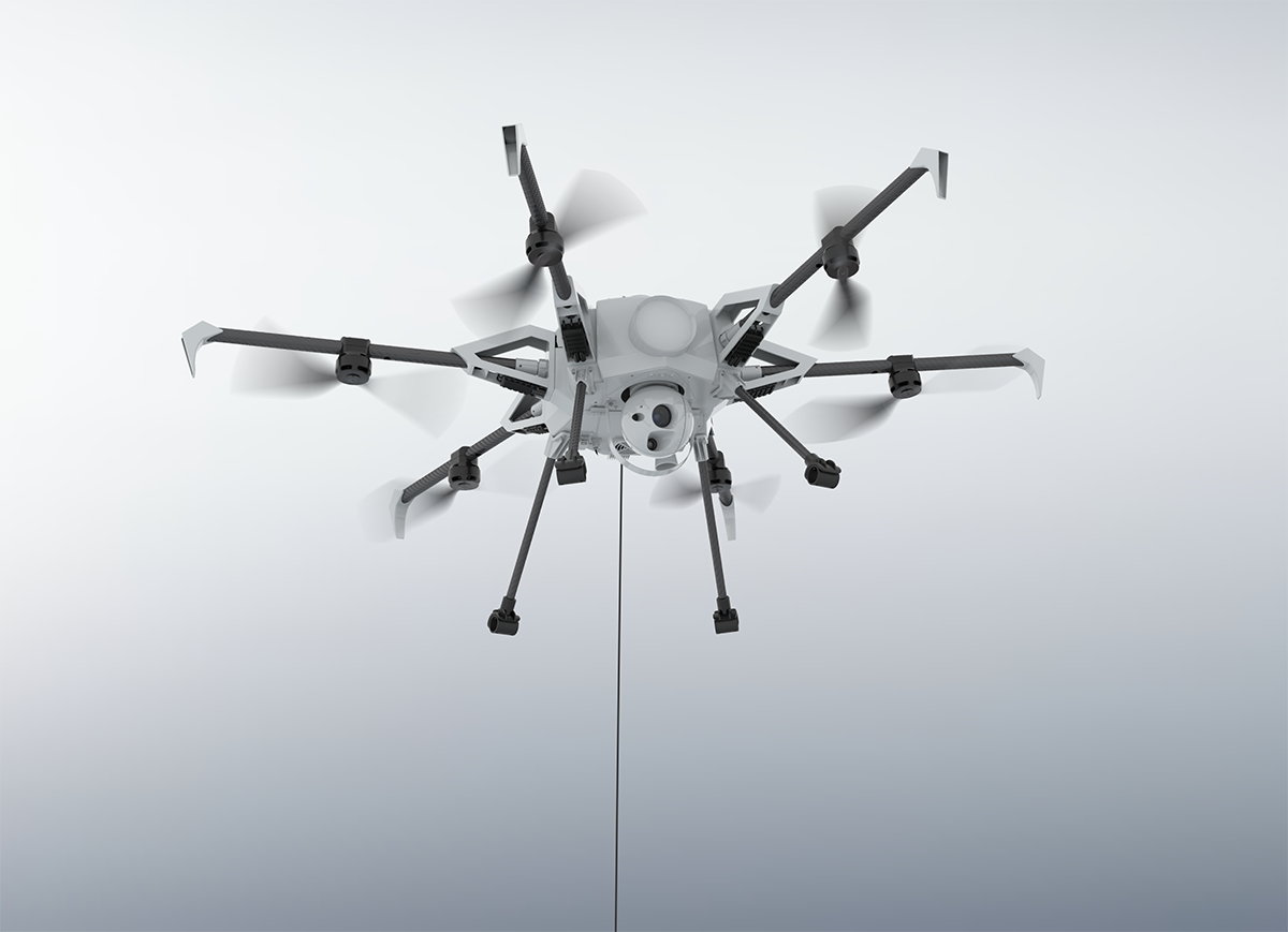 Elistair annonce le drone filaire Orion UAS - HelicoMicro.com