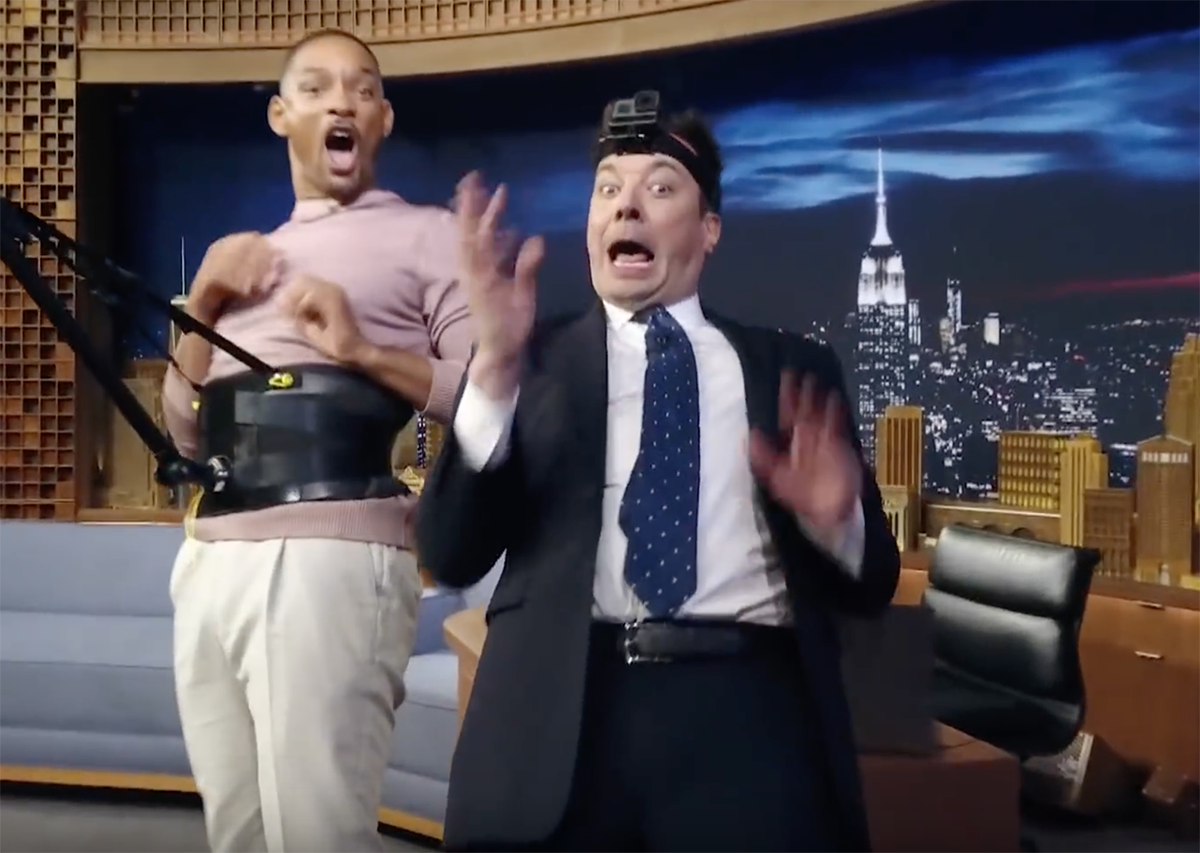 Will Smith, Jimmy Fallon et le Mavic Pro de DJI !