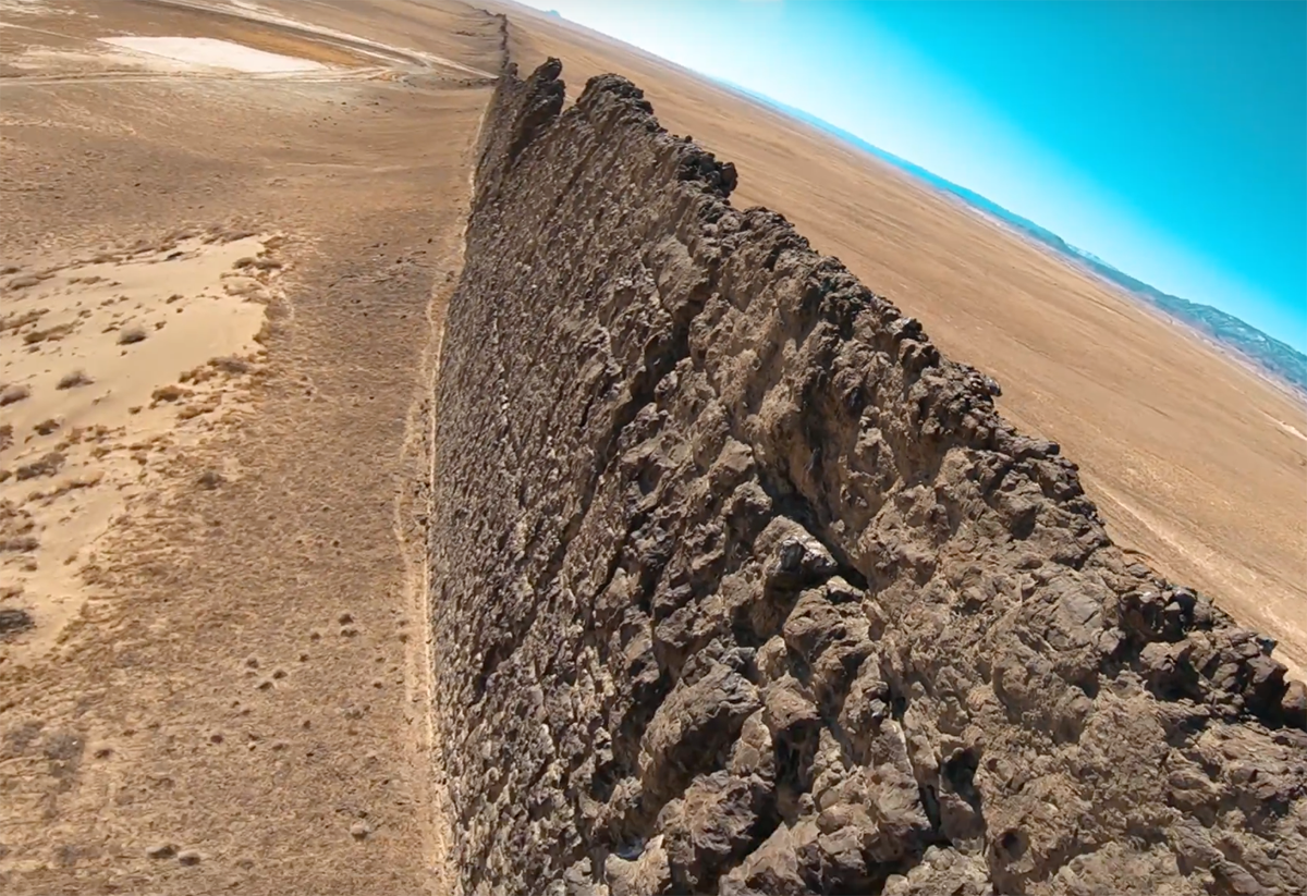 JZFPV : 1700ft Cliff Dive Drone Shiprock New Mexico