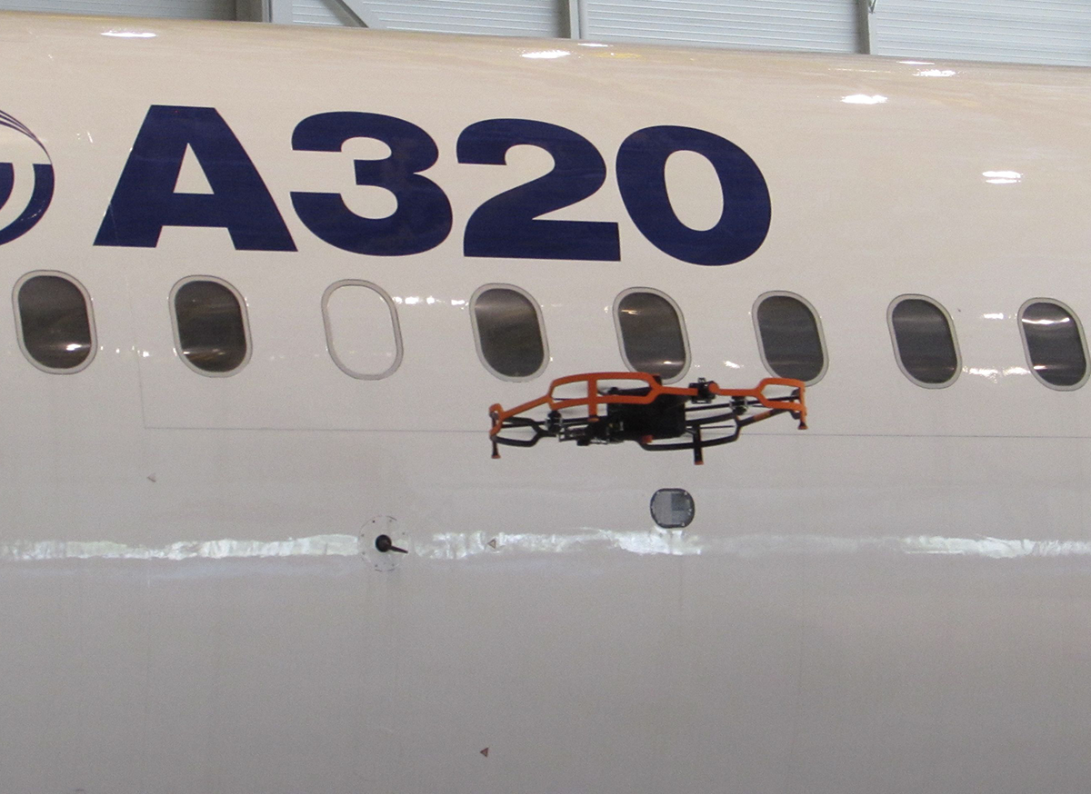 Airbus va inspecter ses avions avec des drones