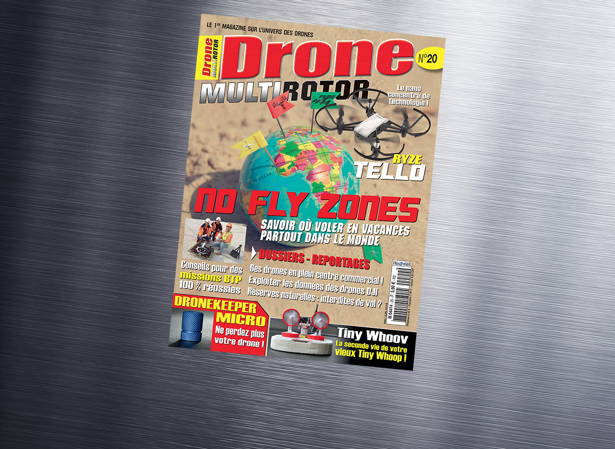 Drone Multirotor magazine #20 est dispo !