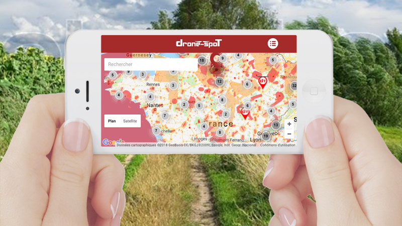 Drone-Spot, l’application mobile