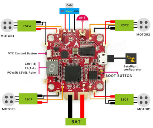 hglrc f4 V6Pro 11