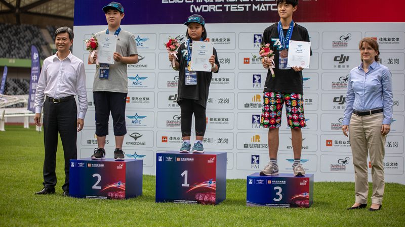 China Drone Racing Open 2018 FAI : première place pour Milk, 11 ans
