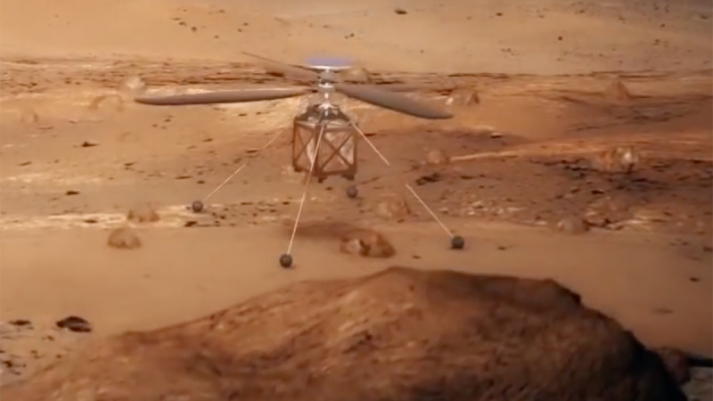 Un drone de la NASA partira cartographier Mars