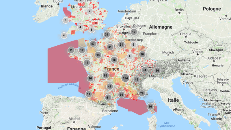 Savoir où voler : Drone-Spot en Suisse, Belgique, Luxembourg et Angleterre