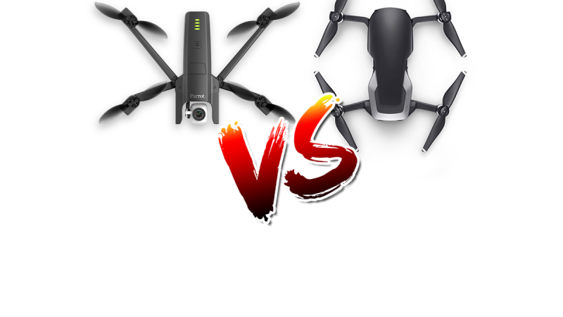 Parrot Anafi vs DJI Mavic Air, le comparatif de fiches techniques