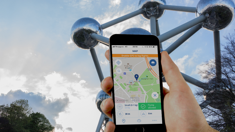 Belgique : Droneguide pour smartphones est disponible en téléchargement