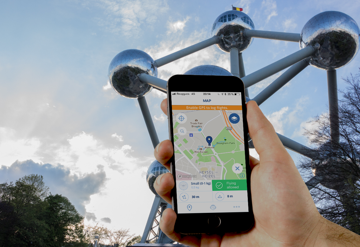 Belgique : Droneguide pour smartphones est disponible en téléchargement