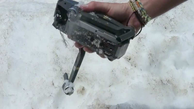 A qui est ce Mavic Pro retrouvé crashé en Suisse ?