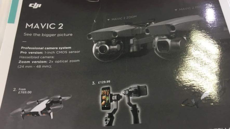 DJI Mavic 2, des indiscrétions