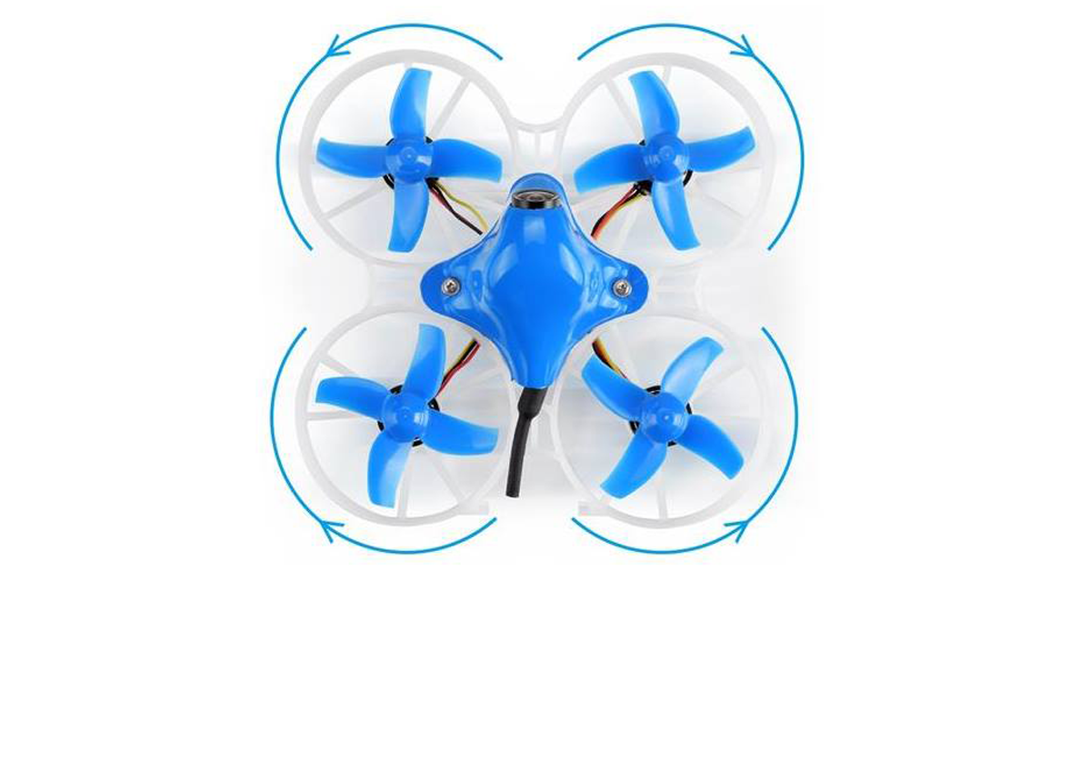 BetaFPV 75X, livré en « props out »