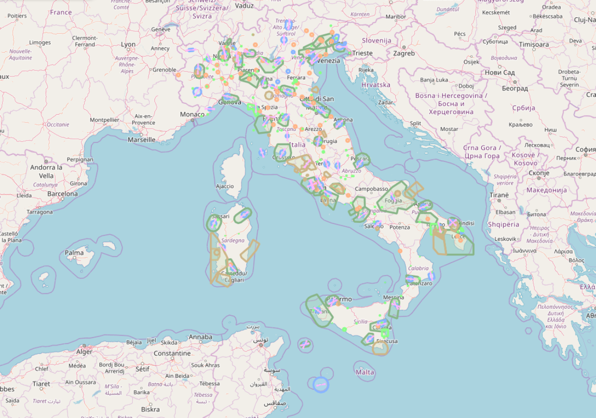 Italie : publication de la carte en ligne D-Flight pour savoir où voler (pros et loisirs)