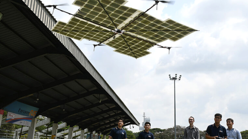 Un drone 100 % alimenté par l’énergie solaire ?