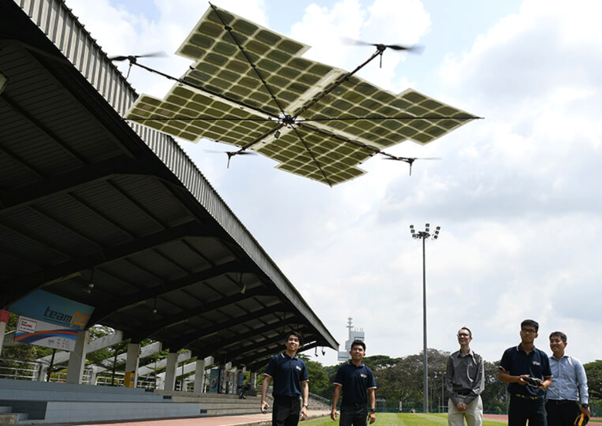 Un drone 100 % alimenté par l’énergie solaire ?