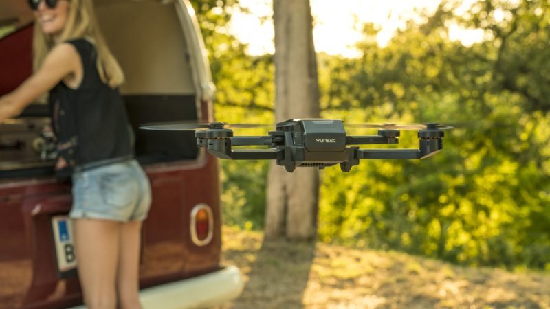Yuneec Mantis Q, en approche