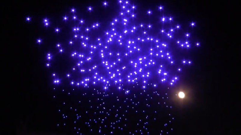 Studio Drift et les drones de Burning Man 2018