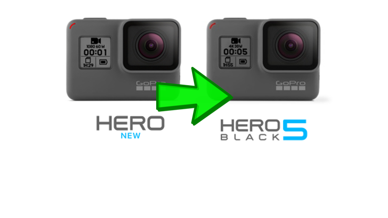 Transformer facilement une GoPro Hero 2018 en GoPro Hero 5 Black