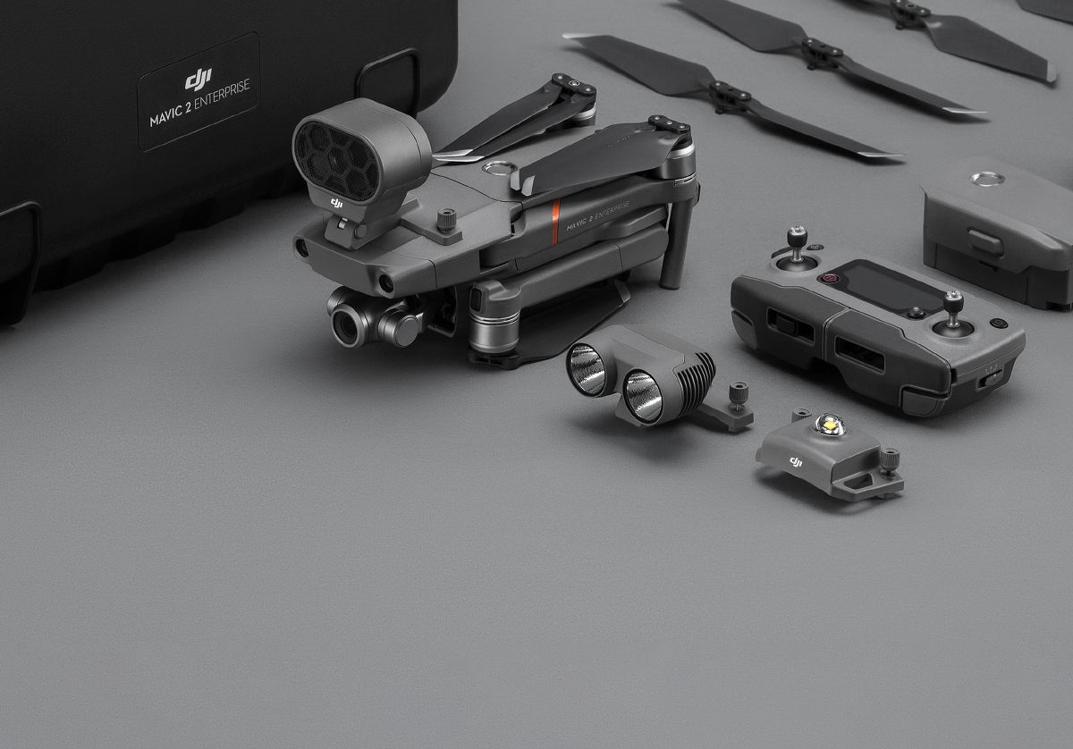 DJI Mavic 2 Enterprise et ses accessoires, les caractéristiques