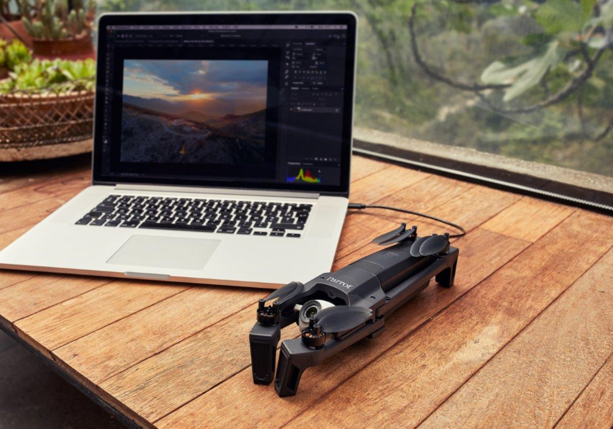 Adobe Lightroom et Premiere pour l’Anafi de Parrot