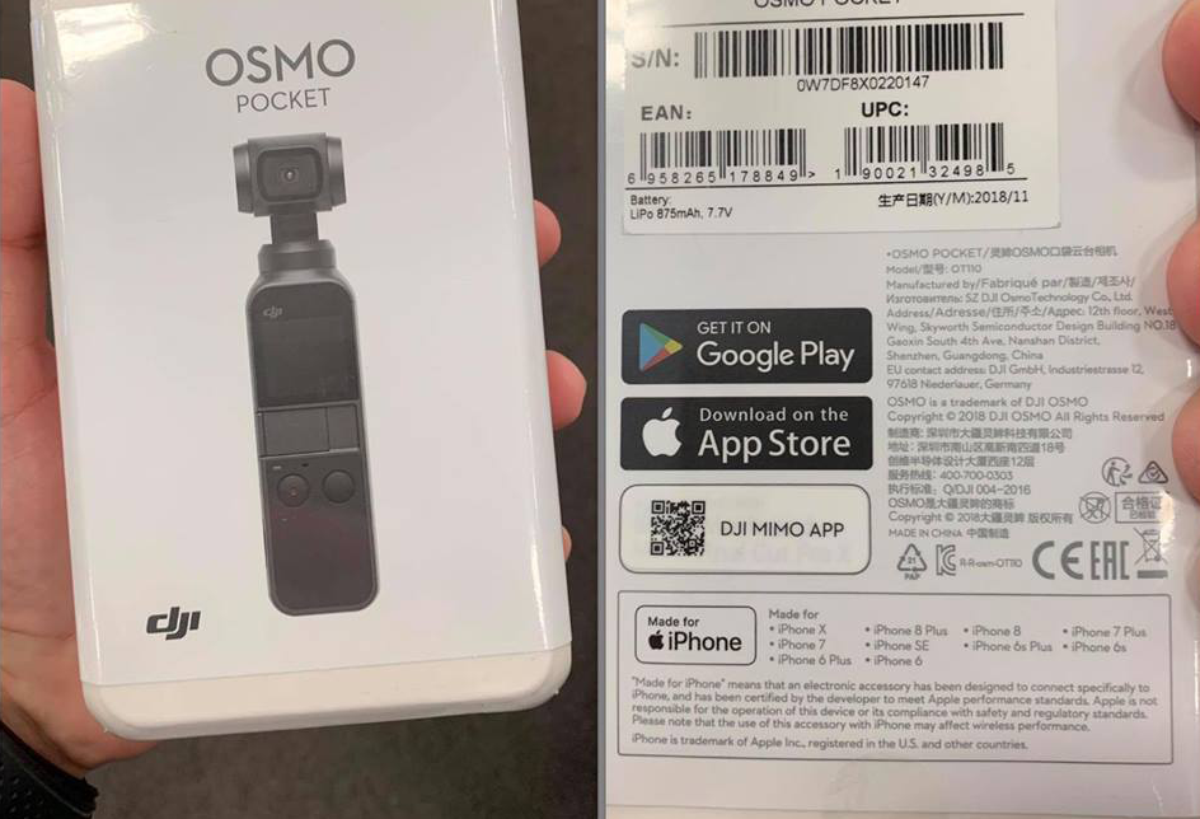 Rumeur DJI : Osmo Pocket