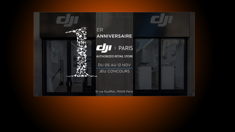 Le DJI Store de Paris fête sa première année avec deux concours !