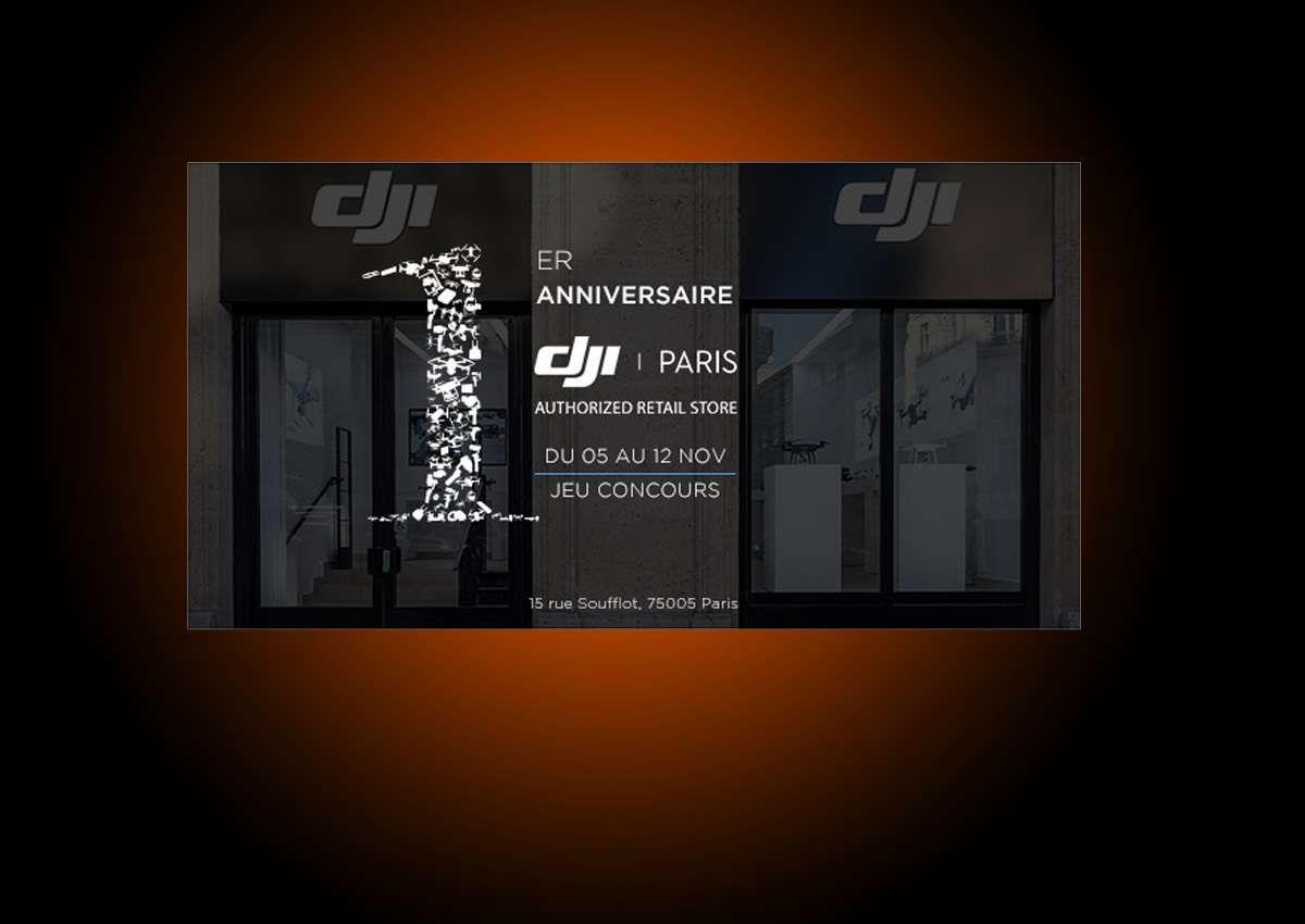 Le DJI Store de Paris fête sa première année avec deux concours !