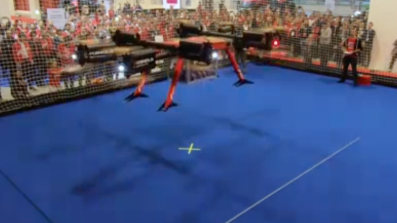 Guinness des records : 101 kilos soulevés par un multirotor