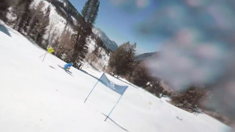 Salomon TV – Skier vs Drone
