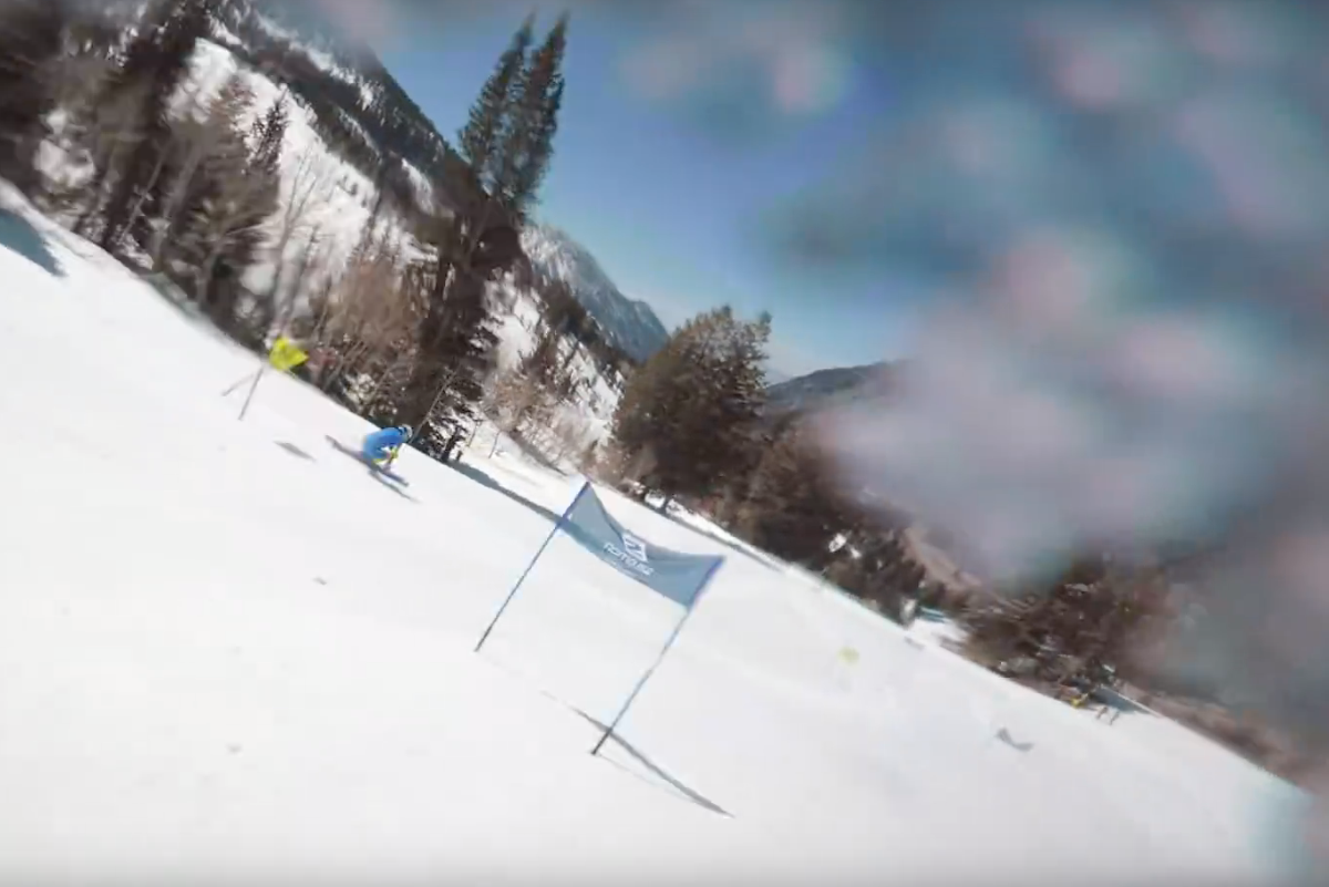 Salomon TV – Skier vs Drone