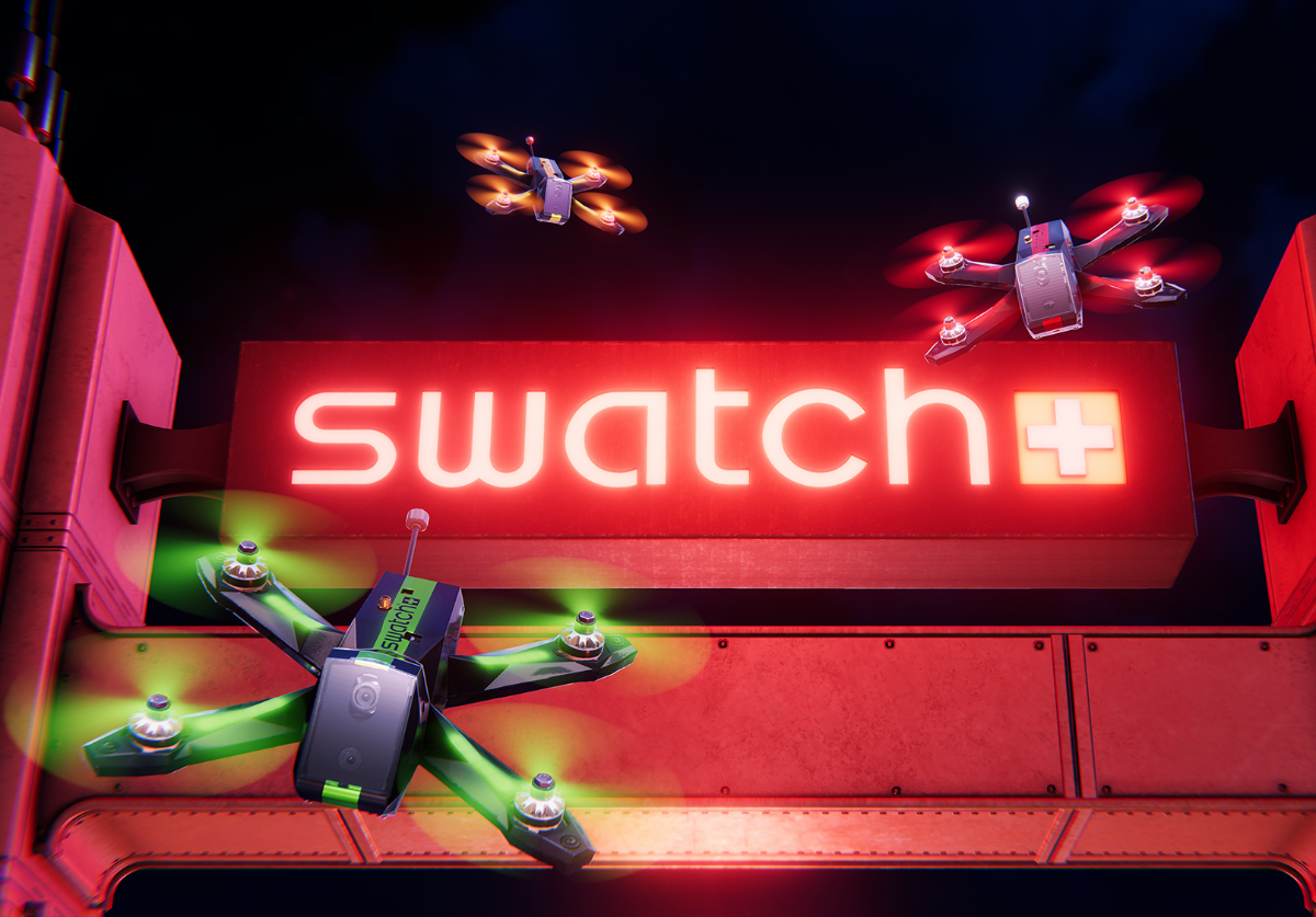 Publicité Swatch avec la DRL : It’s time to fly