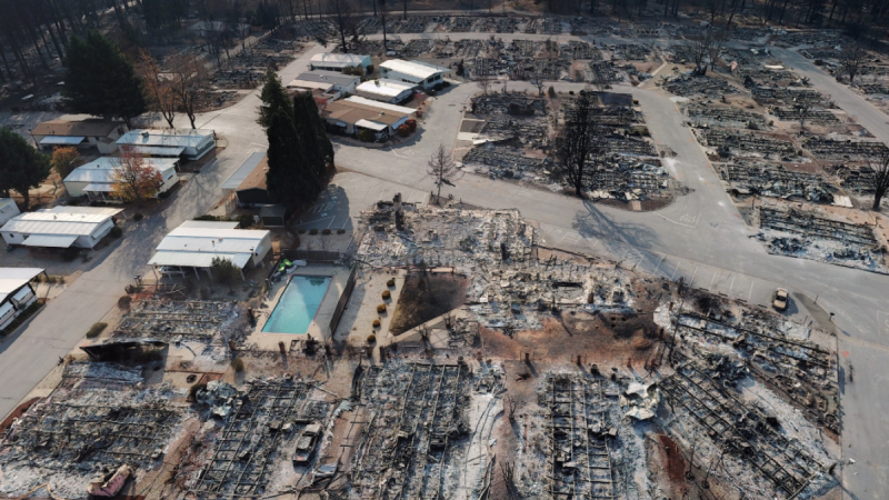 Scholar Farms : le site de l&rsquo;incendie Camp Fire avant-après