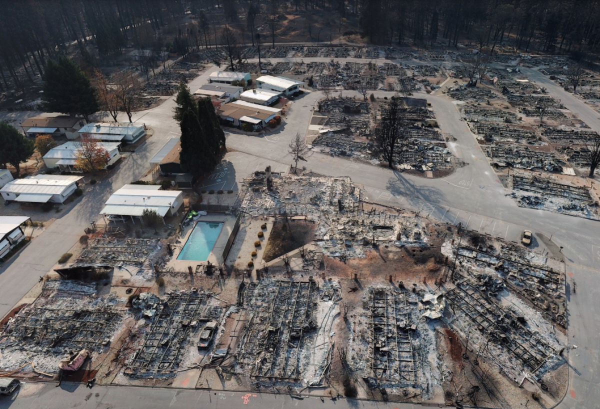 Scholar Farms : le site de l’incendie Camp Fire avant-après