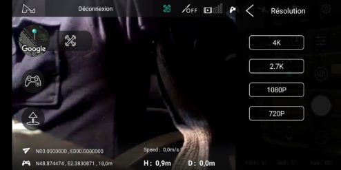 hubsan zino screen 22