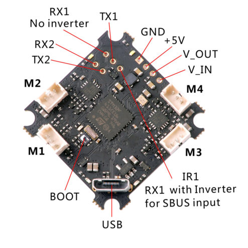 happymodel crazybee f4 pro pasderx