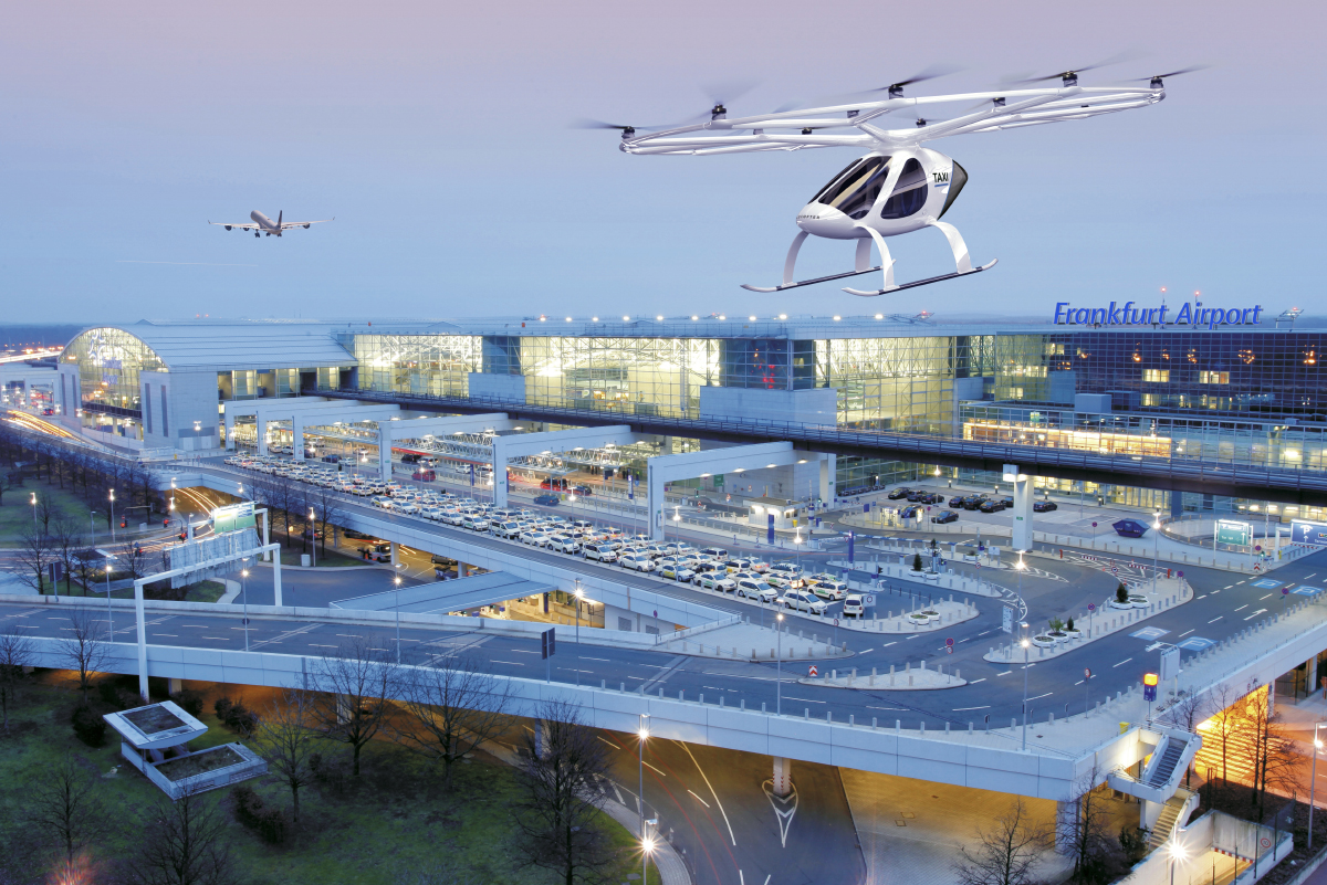 Volocopter et l’aéroport de Francfort