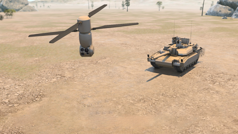 Le char Leclerc et les drones