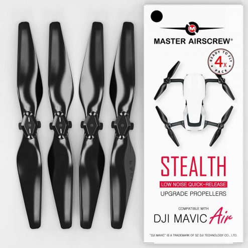 MAS DJI Mavic Air STEALTH Propellers Black 2048x2048