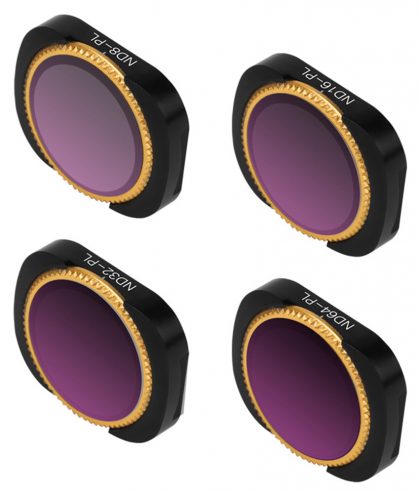 Sunnylife 4PCS ND PL Lens Filter Set for DJI OSMO Pocket 810152